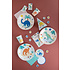 My Little Day Paper Plates Set of  8 Jurassic Dinos