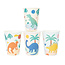 Pappbecher Set of  8 Jurassic Dinos