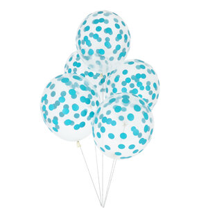 My Little Day Luftballons Confetti blue