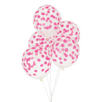 My Little Day Balloons Confetti bright pink