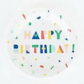 My Little Day Paper Plates Set of  8 Happy Birthday