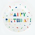 My Little Day Paper Plates Set of  8 Happy Birthday