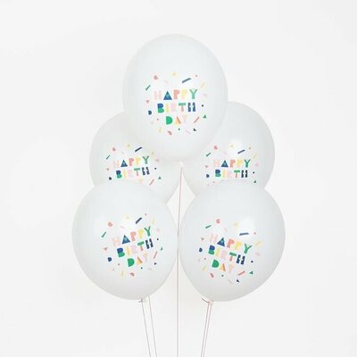 My Little Day Balloons Happy Birthday