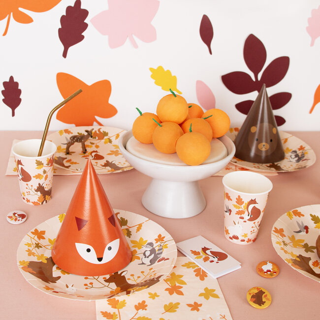 Paper Plates Set of  8 Forest Animals