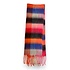 Pure & Cozy Schal Wool Mix Soft Checked with Tassel Frida