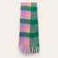 Schal Wool Mix Soft Checked with Tassel Old School