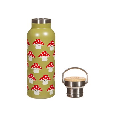 Sass & Belle Water Bottle Mushroom