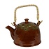 Clayre & Eef Teapot with filter brown/green