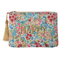 Clayre & Eef Make-up bag Happy Little Flowers multi
