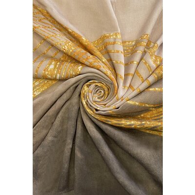 M&K Collection Scarve Elegant Swirl Ombre beige