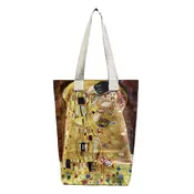 M&K Collection Canvas Tote Bag Art Klimt The Kiss