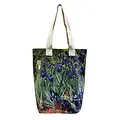 M&K Collection Canvas Tote Bag Art Van Gogh Irises