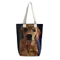 M&K Collection Canvas Tote Bag Art Labrador Dog