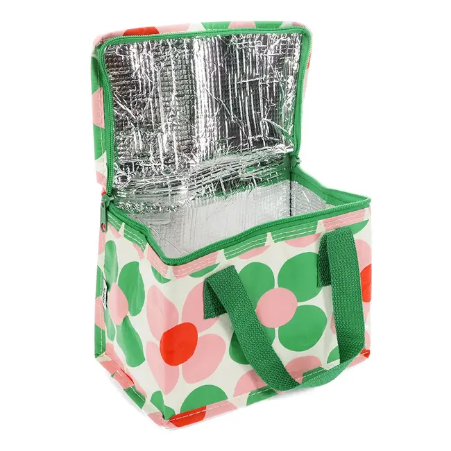 Lunch bag Daisy pink/green