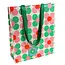 Shopping bag Daisy pink/green