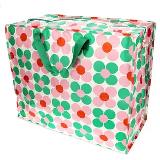 Rex London Jumbo bag Daisy pink/green