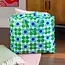 Jumbo bag Daisy blue/green