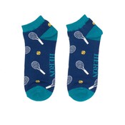 Miss Sparrow Trainer Männer-Socken Bamboo Tennis navy