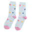 Miss Sparrow Socken Bamboo Spots blue
