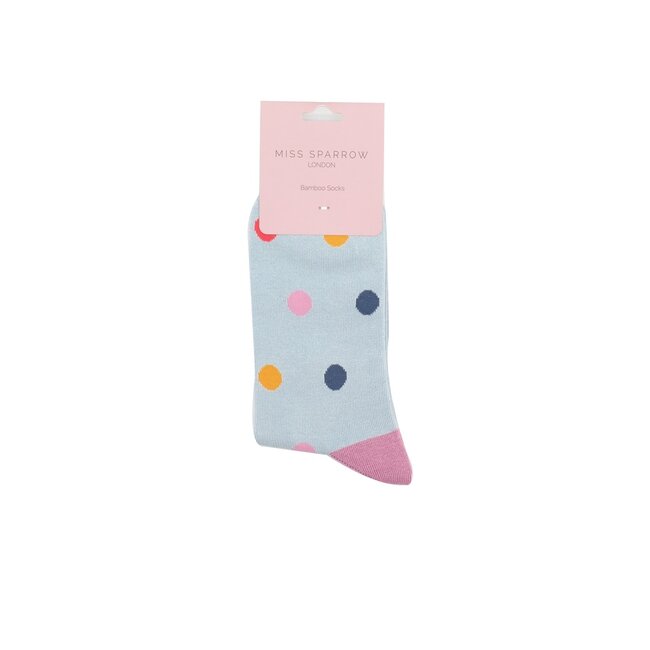 Socks Bamboo Spots blue