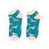 Miss Sparrow Trainer Socken Bamboo Pups in Coats teal