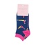 Trainer Socks Bamboo Yoga Poses navy
