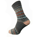 Joya Socken Men Wollmix Patterned dark grey