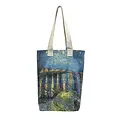 M&K Collection Canvas Tote Bag Art Van Gogh Starry Night