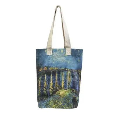 M&K Collection Canvas Tote Bag Art Van Gogh Starry Night