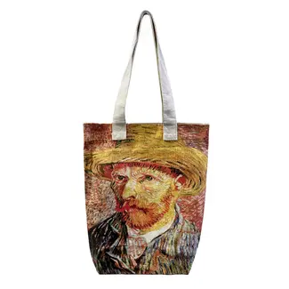 M&K Collection Canvas Tote Bag Art Van Gogh Self Portrait