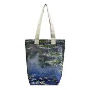 M&K Collection Canvas Tote Bag Art Monet Water Lily