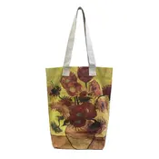 M&K Collection Canvas Tote Bag Art Van Gogh Sunflowers