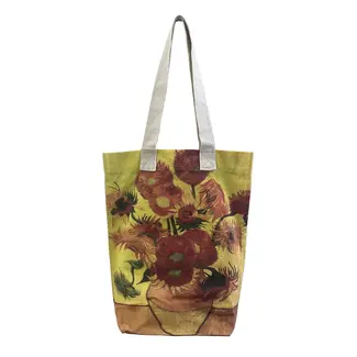 M&K Collection Canvas Tote Bag Art Van Gogh Sunflowers