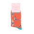 Miss Sparrow Socks Bamboo Yoga Poses burnt orange