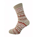 Joya Socken Men Wollmix Patterned beige