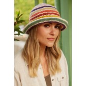 Pachamama Cotton Bucket Hat Hoxton Stripe