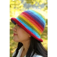 Pachamama Cotton Bucket Hat Rainbow