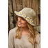 Pachamama Hemp/Cotton Hat Daisy Chain beige