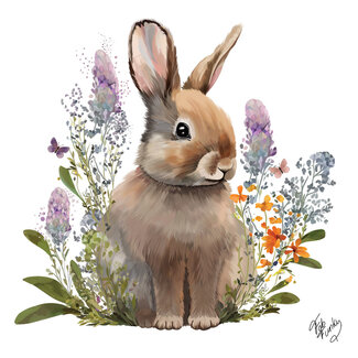 Paperproducts Design Papierservietten Belle Bunny