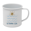 Paperproducts Design Enamel Mug Seaside Sun Happy