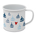 Paperproducts Design Emaille Becher Seaside Sailing Happy