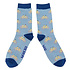 Miss Sparrow Männer-Socken Bamboo Cycling blue