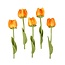 Felt Flower Tulp Olivia