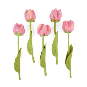 Sjaal met Verhaal Felt Flower Tulp Romy