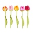 Felt Flower Tulp assorti