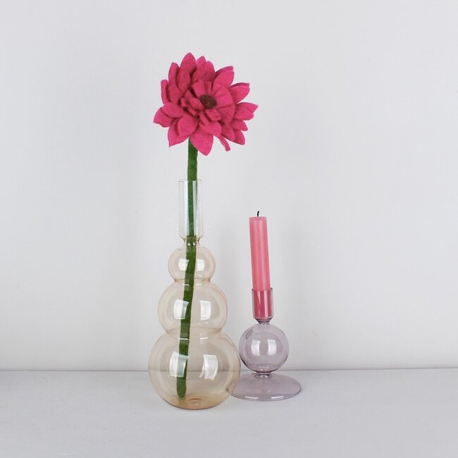 Filzblume Gerbera fuchsia