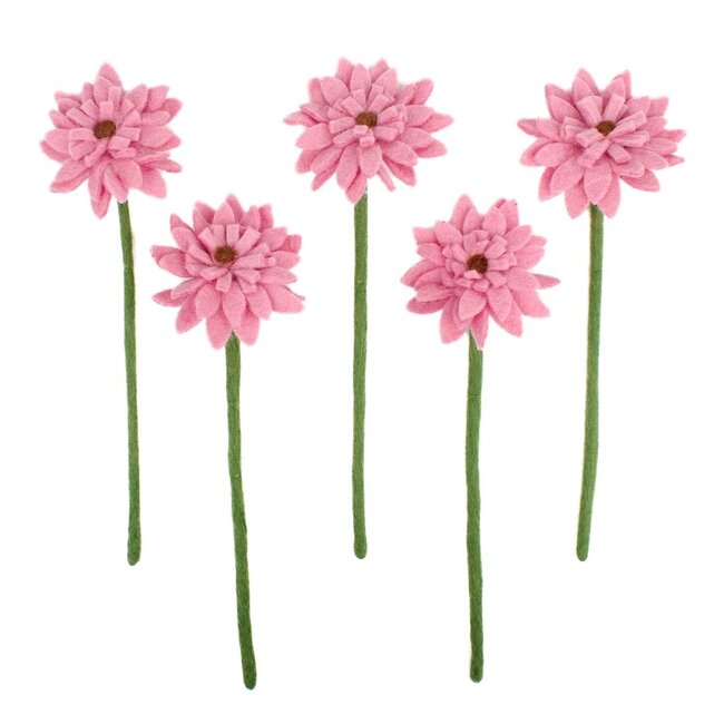 Filzblume Gerbera old pink