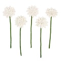 Sjaal met Verhaal Felt Flower Gerbera white