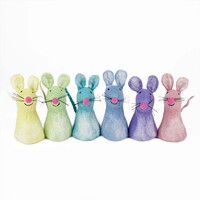 Sjaal met Verhaal Felt Decoration Muis pastel