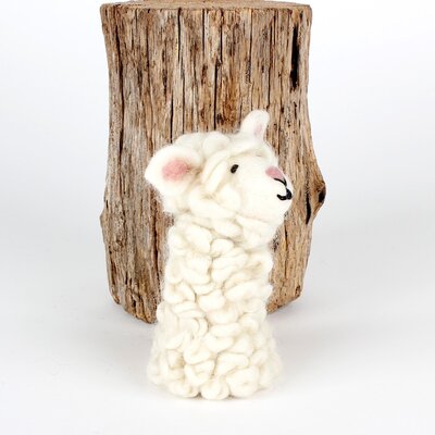 Sjaal met Verhaal Filz-Dekoration Schaap